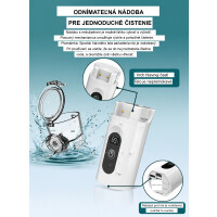 Wellife Prenosný ultrazvukový inhalátor s digitálnym displejom TZ-W12 – nebulizér