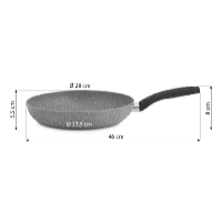 De Gusto Panvica STONITE 28 cm s odnímateľnou rukoväťou