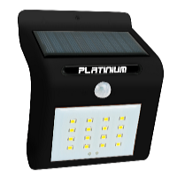 Platinium Nástenné solárne LED svetlo s detektorom pohybu