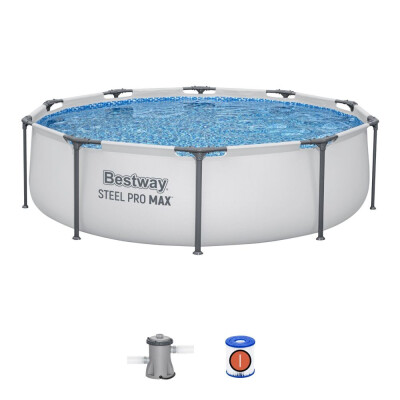 Bestway Bazén Steel Pro Max 3,05 x 0,76 m s kartušovou filtráciou