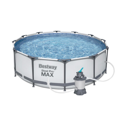 Bestway Bazén Steel Pro Max 3,66 x 1 m s pieskovou filtráciou Standard EVO