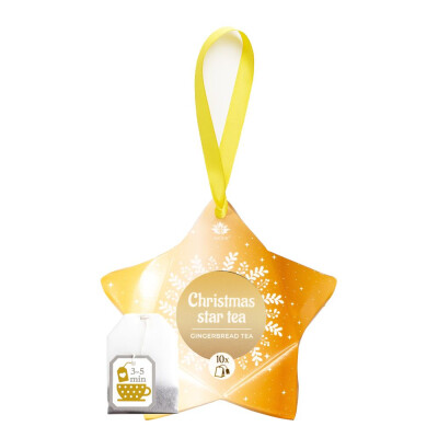 Arôme Čierny čaj perníkový, 10 ks hviezda