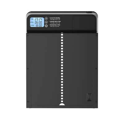 Garden King Automatické programovateľné dvierka ku kurníku PFS-155