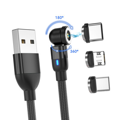 Platinium Magnetický nabíjací kábel otočný 540 ° 3v1, 2 metre