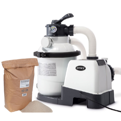 Intex Piesková filtrácia KRYSTAL CLEAR 4000 l/hod s filtračným pieskom 25 kg