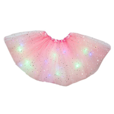 Kids World LED svietiaca sukňa Glow Princess ružová