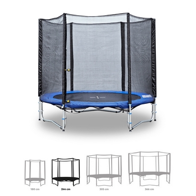 Fitness King Trampolína 244 cm + ochranná sieť