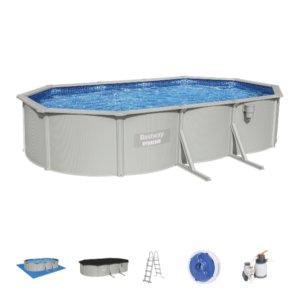 Bestway Bazén Hydrium 6,1 x 3,6 x 1,2 m set vrátane príslušenstva