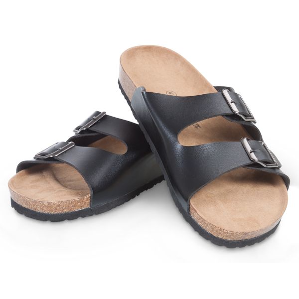 Fit Walk Pánske korkové papuče čierna 43