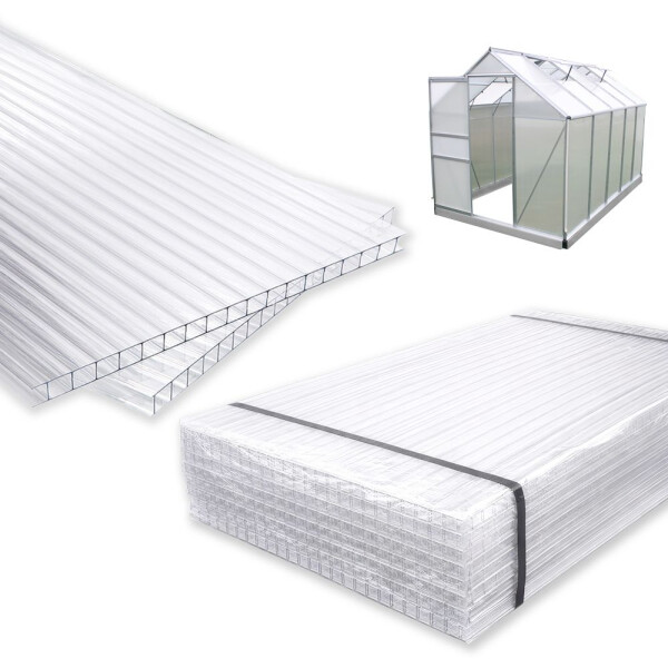 Garden King Polykarbonátový skleník - výplne 380 x 190 x 195 cm B