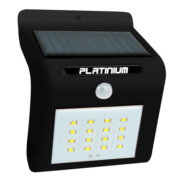Platinium Nástenné solárne LED svetlo s detektorom pohybu