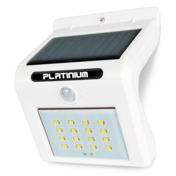 Platinium Nástenné solárne LED svetlo s detektorom pohybu